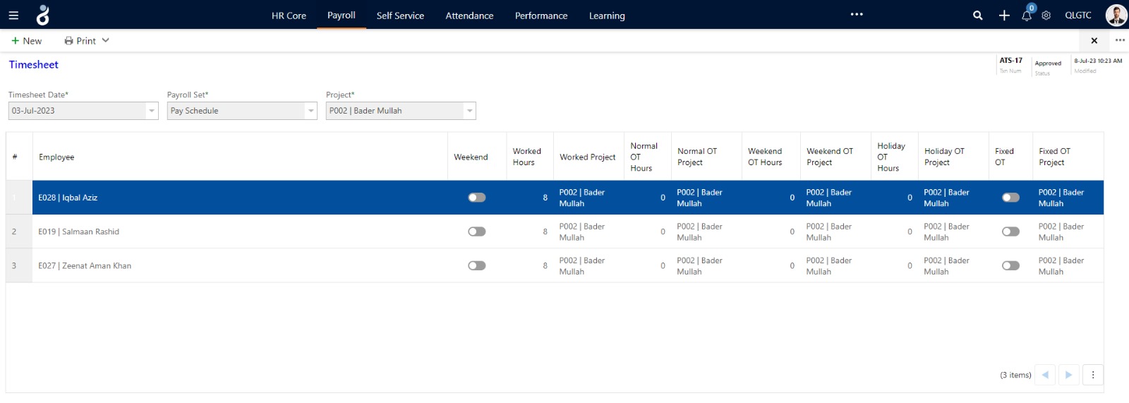 Cloud Payroll Software in MENA Online Payroll System